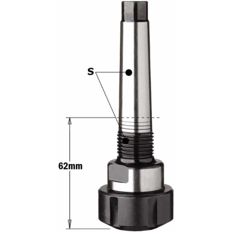 Mandril pinzas bicónicas S MK2 20 DX CMT