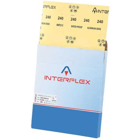 INTERFLEX-SWP210C-1000-Caja-de-100-hojas-de-papel-de-lija-al-agua-carburo-de-silicio-grano-1000--1