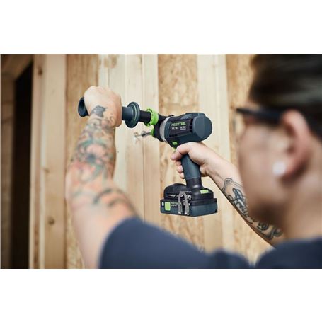 Taladro atornillador de percusión a batería TPC 18/4 5.0/4.0 I-Plus  QUADRIVE - 577651 - Festool