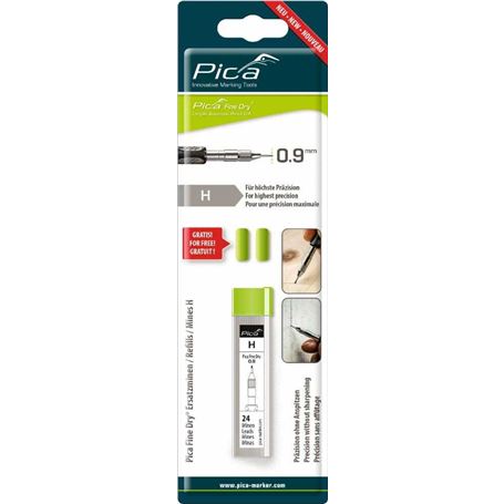 Estuche-de-24-minas-de-grafito-09-H-Fine-Dry-En-blister-Pica-1