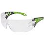 Gafas-de-seguridad-transparentes-con-patillas-verdes-EVO--Eagle-1