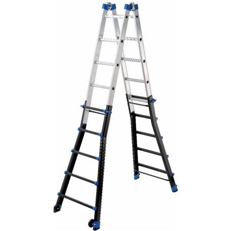 Escalera-multifuncion-telescopica-de-aluminio-EN131-4-PEPPina-PRO-5+5-Gierre-1