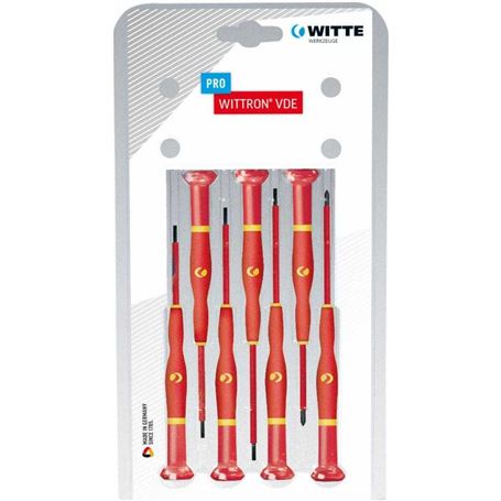 Juego-de-destornilladores-de-precision-WITTRON-VDE-en-blister-de-plastico--Witte-1