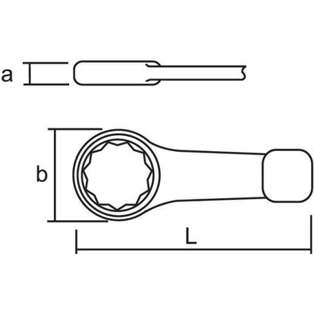 KUKKO-406-50-Llave-de-estrella-de-golpe-DIN-7444-50-x-240mm--1