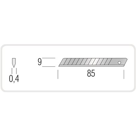 HOJAS-RECAMBIO-CUTTER-PEQUENO-85-X-9-MM-MET49031-Metrica