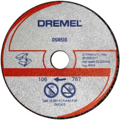 Disco-de-corte-para-metal-y-plastico-para-DSM20-dsm510-Dremel-1