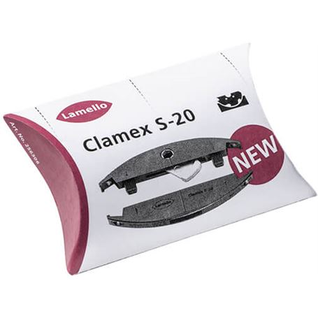 Clamex-S-20-Carton-de-muestra-2-pares-incl-Tornillos-Lamello