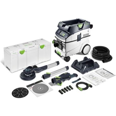 Set de lijadora de pared y aspirador PLANEX LHS 2 225 EQI/CTL 36-Set - 578424 - Festool