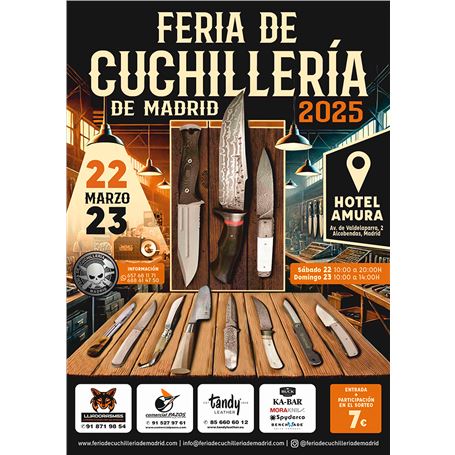 Feria de cuchillería de Madrid - 22 y 23 Marzo 2025