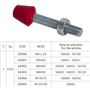 TORNILLO NEOPRENO M12X100 Piher