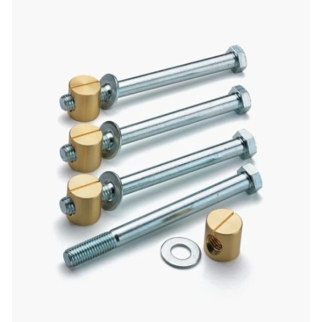 Set de 4 tornillos y tuercas para banco VERITAS