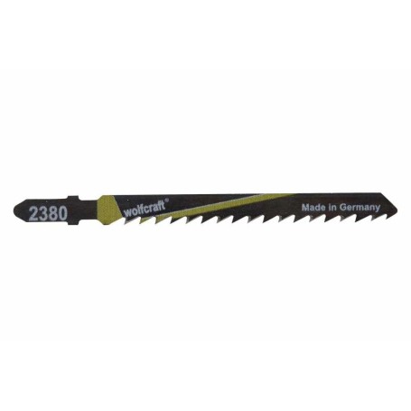 5 hojas de sierra de calar HCS L 100 mm. vástago en T 2650000 Wolfcraft