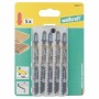 5 hojas de sierra de calar HCS L 100 mm. vástago en T 2650000 Wolfcraft