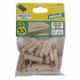 30 espigas corrugadas de haya de  9,5x40mm Wolfcraft