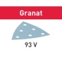 Hoja de lijar STF V93/6 P80 GR/50 Granat - 497392 - Festool