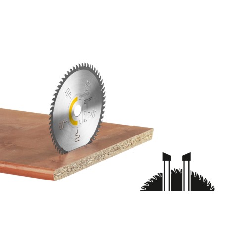 Hoja de sierra HW 254x2.4x30 W60 WOOD FINE CUT - 575976 - Festool