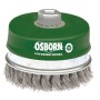 Osborn 0002608133 - Cepillo taza acero de alambre trenzado, tuerca M14, ø 0.35mm (80x(25+25)