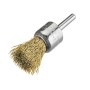 Osborn 0008509063 - Cepillo pincel acero latonado con vástago de 6mm y filamento de ø 0.30mm