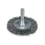 Osborn 0008600010 - Cepillo circular acero latonado ondulado con vástago de 6mm, ø0.30mm(100x1