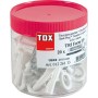 TOX 051701131 - Blíster de 4 tacos TRIKA 8x51mm + gancho H-D Forma 13