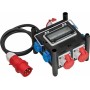 Distribuidor de energía compacto de goma IP44 BSV 3 Brennenstuhl