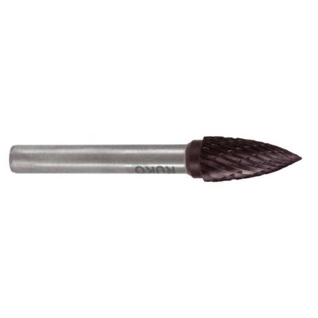 RUKO 116026TC - Fresas metal duro TiCN forma G - SPG Arco en punta (ø 8mm)