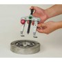 KUKKO 20-20+ - Extractor de rodamientos universal de 2 patas con regulación rápida (200x150mm)