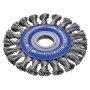 Osborn 2202631331 - Cepillo circular inox de alambre trenzado, agujero de 22,2mm, ø 0.35mm (12