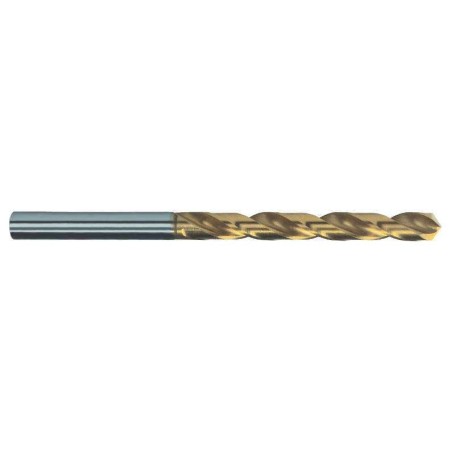 RUKO 250060T - Pack de 10 brocas helicoidales DIN338tipoN HSS-TiN rectificada,autocentrado(ø6m