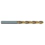 RUKO 250065T - Pack de 10 brocas helicoidales DIN338tipoN HSS-TiN rectificada,autocentrado(ø6,