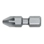 WITTE 28047 - Punta Pozidriv BITFLEX guía 1/4 corta (PZ3x25)