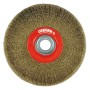 Osborn 9902566342 - Cepillo circular acero latonado alambre ondulado, agujero multieje ø0.30mm