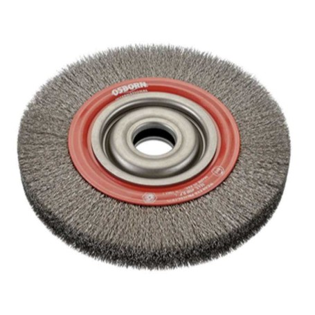 Osborn 9902566362 - Cepillo circular acero alambre ondulado, agujero multieje ø0.20mm (200x32x