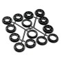 Osborn 9902586343 - Cepillo circular inox alambre ondulado, agujero multieje ø0.20mm (300x44x7
