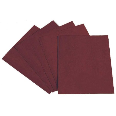 INTERFLEX AC411JFE.120 - Caja de 50 hojas de tela abrasiva superflexible óxido aluminio (grano 120)