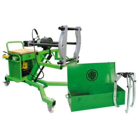 KUKKO GOLIATH-500 - Extractor + separador de rodamientos hidráulico móvil (50 t / 30 t)