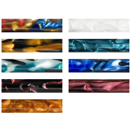 9 Barritas acrílicas variadas para bolígrafos Axminster Woodturning