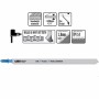 3 hojas de sierra de calar de HSS para metales y paneles sandwich 185x1.8x14tpi CMT
