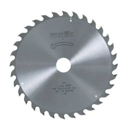 Hoja de sierra para uso universal HM 225 x 1.8/2.5 x 30 mm, Z 32, WZ Mafell