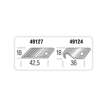 RECAMBIO CUTTER 3 HOJAS  - 49124 - Metrica