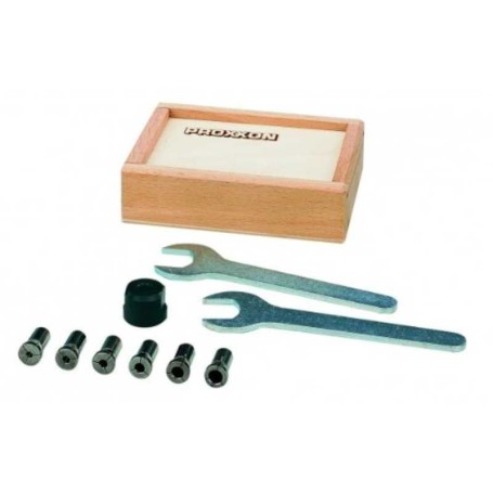 Kit de pinzas de fijación para taladro de mesa TBH Proxxon