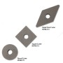 Cuchilla romboidal de carburo de tungsteno TurnMaster CT2 Robert Sorby