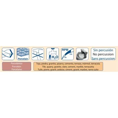 BROCA PORCELANICO STANDARD Ø 6