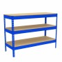 Mesa de trabajo SIMONWORK BASIC 3 901245-3 AZUL/MADERA - 8425437093999 - Simon Rack