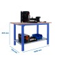 Banco de trabajo SIMONWORK BT6L PRO LAMINATE 1800 AZUL/HAYA - 8425437125034 - Simon Rack