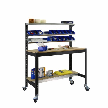 Banco de trabajo SIMONWORK MOBILE BT1 1200 ANTRACITA/MADERA - 8425437138515 - Simon Rack