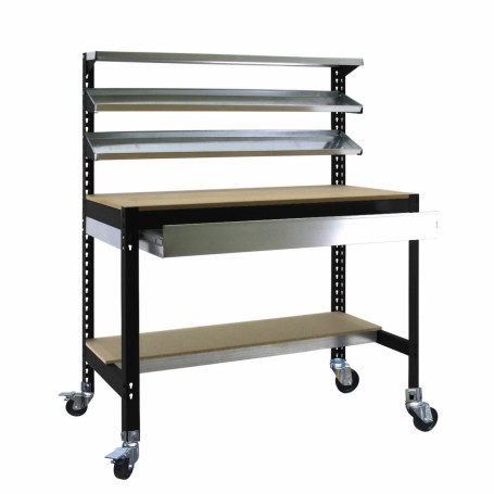 Banco de trabajo SIMONWORK MOBILE BT1 BOX 1200 ANTRACITA/MADERA - 8425437138546 - Simon Rack