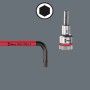Llave acodada métr.,acero inox,sist. de retención 3950 SPKL Hex-Plus HF 10,0 - Wera