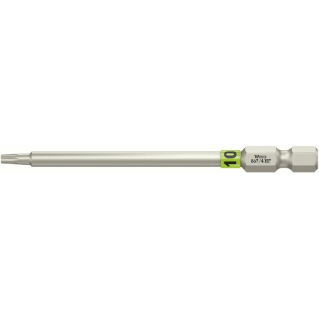 Punta con función de retención para tornillos TORX 867/4 TORX HF 10 x 89 mm - Wera