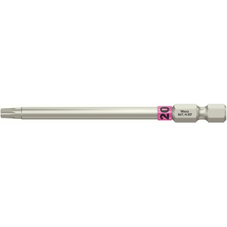 Punta con función de retención para tornillos TORX 867/4 TORX HF 20 x 89 mm - Wera